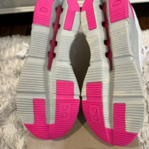 Cloudnova Women's Sneakers Shoes White Pink - Picture 4 of 5